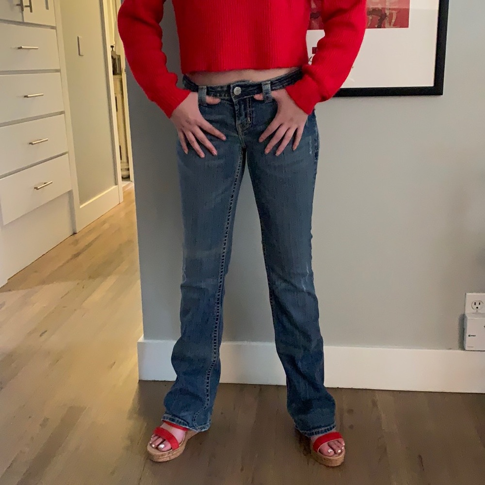 Medium wash blue MEK jeans